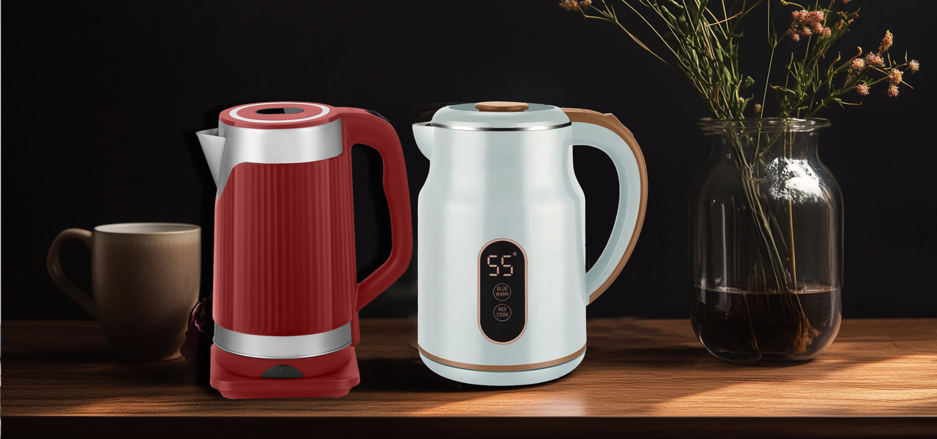   Double-walled Smart Temperature Kettle 